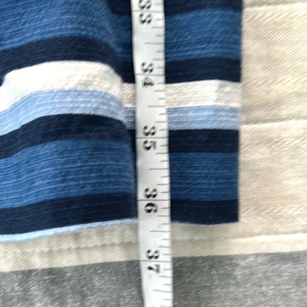 Oasis, Chevron Stripe Dress,Fit & Flair ,YachtWear,Classic,Timeless,Size 10 - Picture 10 of 10